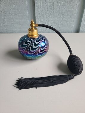 Vintage Iridescent Perfume Atomizer